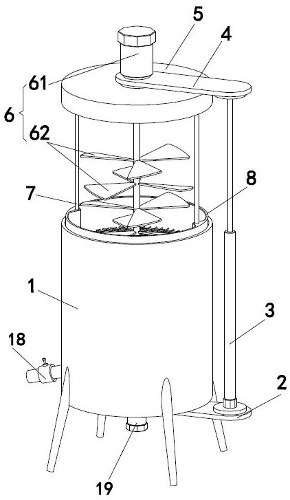 一种气泡型罗布麻茶复合饮料制备装置及制备方法