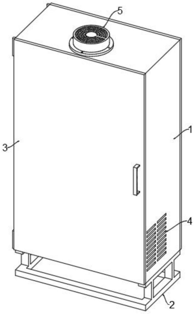 一种冷却器控制箱柜体结构的制作方法