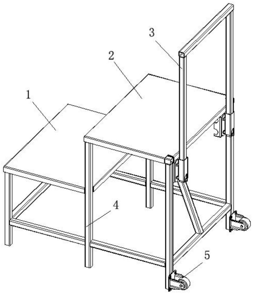 一种移动式登高凳的制作方法