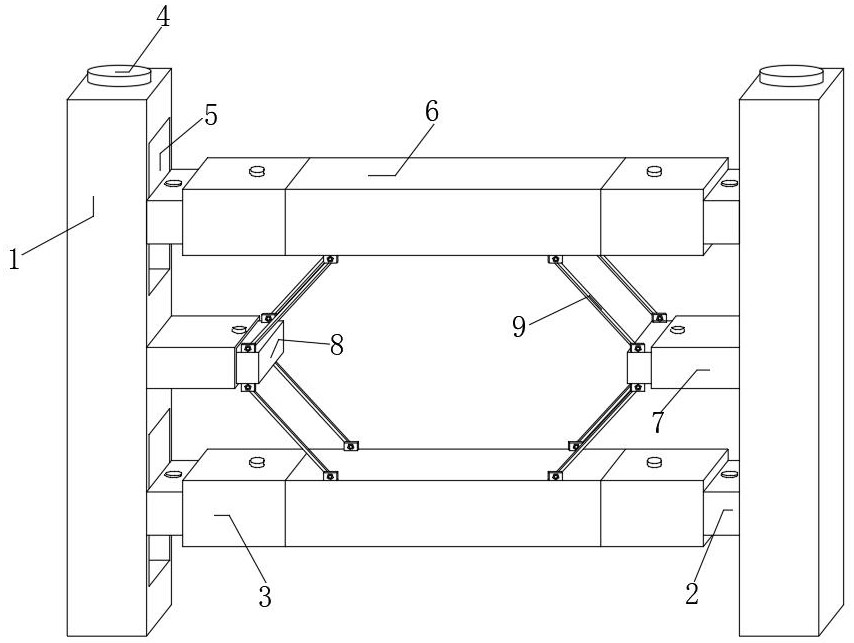 一种绿色建筑用钢结构框架的制作方法