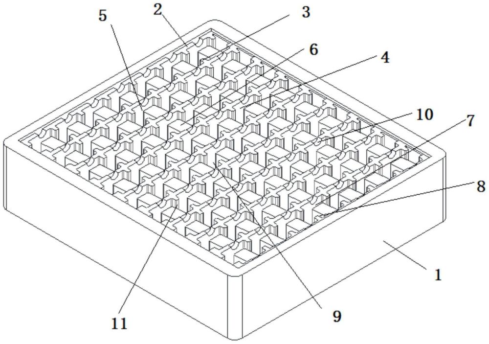 一种用于长条形LCD玻璃的包装结构的制作方法