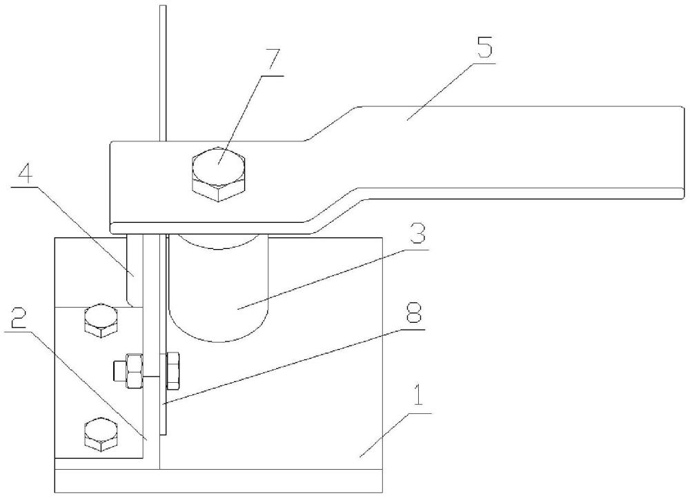 管线固定卡加工工装的制作方法