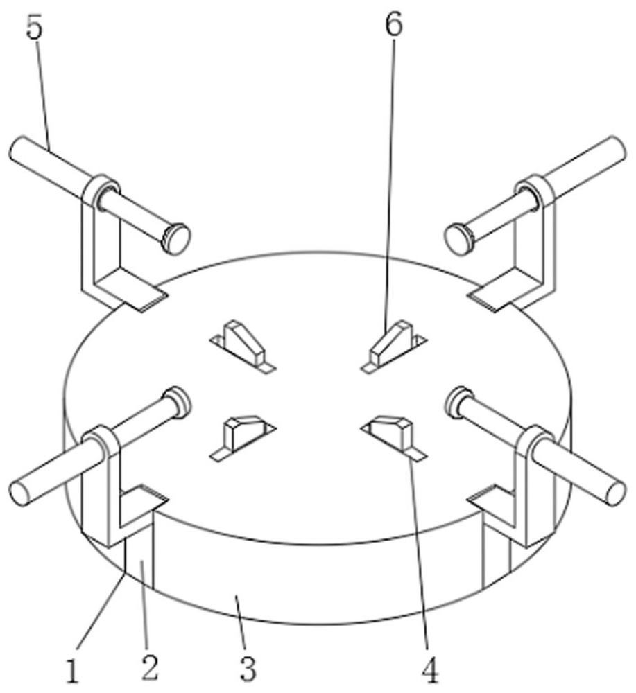 一种水轮发电机轴承座机加工用支撑定位夹具的制作方法