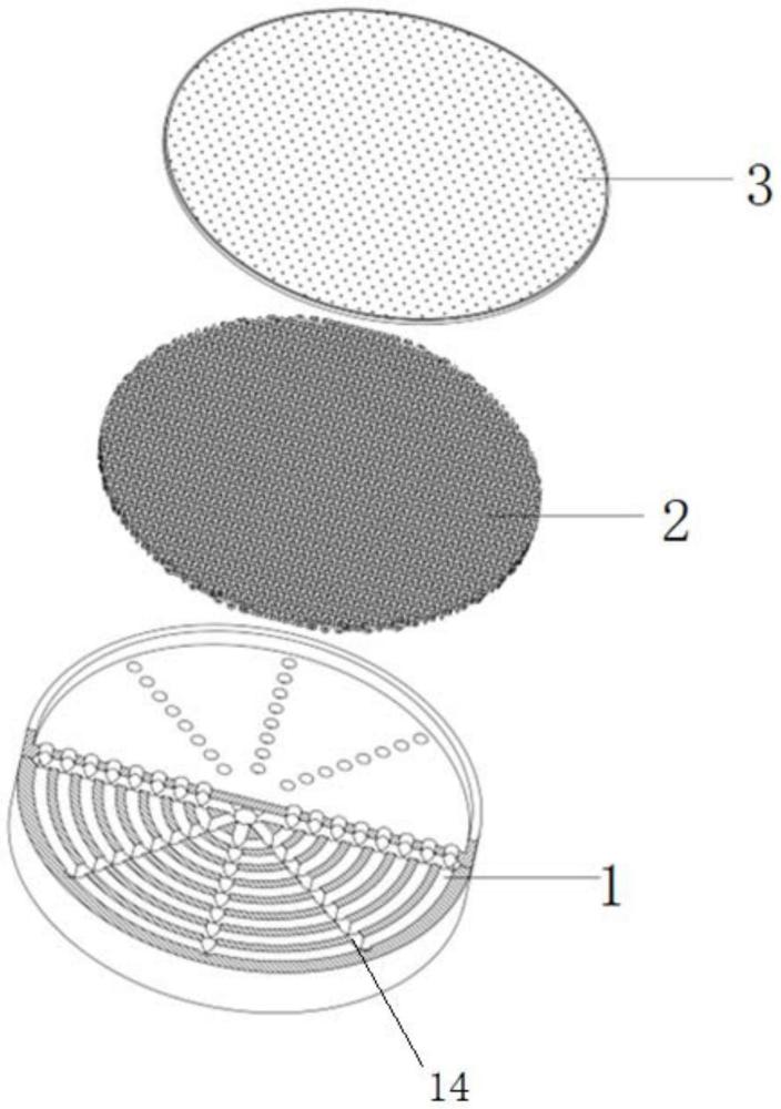 一种3D打印成型的晶圆真空吸盘及晶圆吸盘3D打印方法与流程