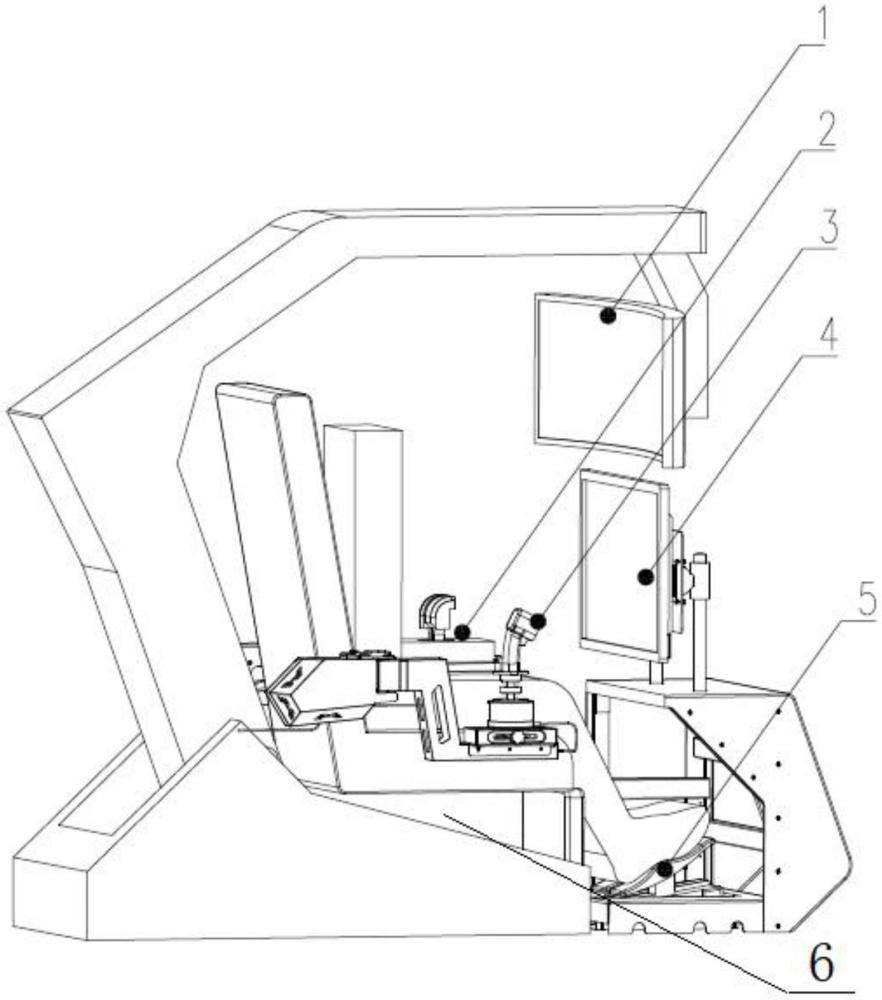 一种基于电竞座舱改装的战斗机仿真座舱系统的制作方法