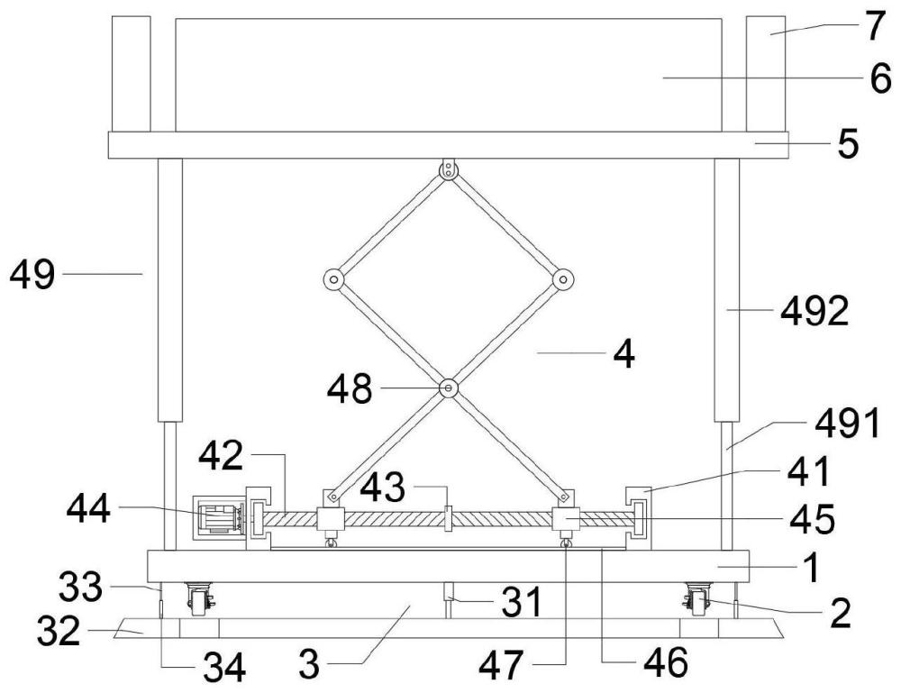一种铝合金门窗安装用升降机的制作方法