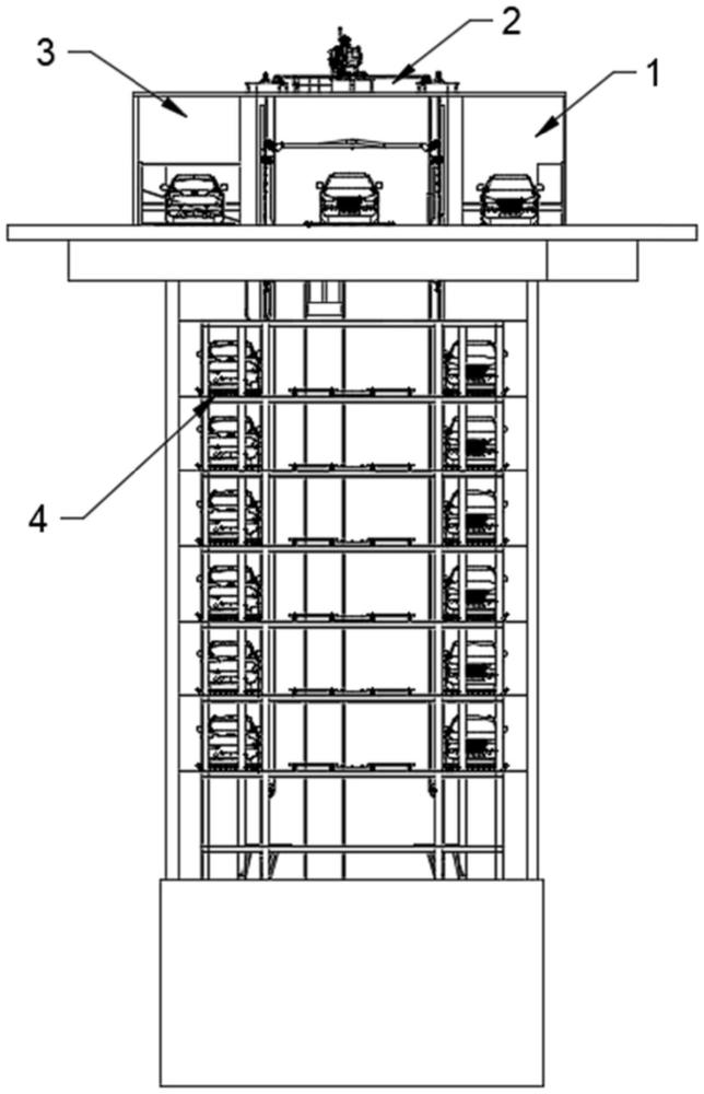一种应用于横移式沉井立体车库的升降装置的制作方法