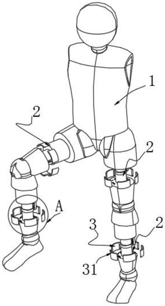 一种模特腿部长度调节机构的制作方法
