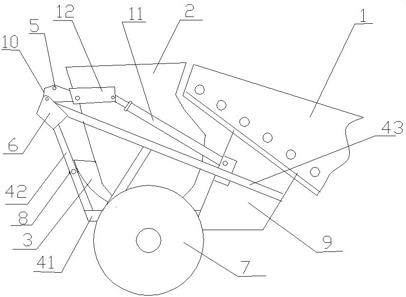 捡石机集石翻转斗的制作方法