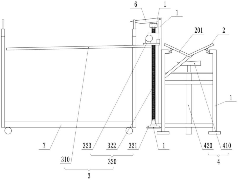 PE双壁波纹管自动装框装置的制作方法