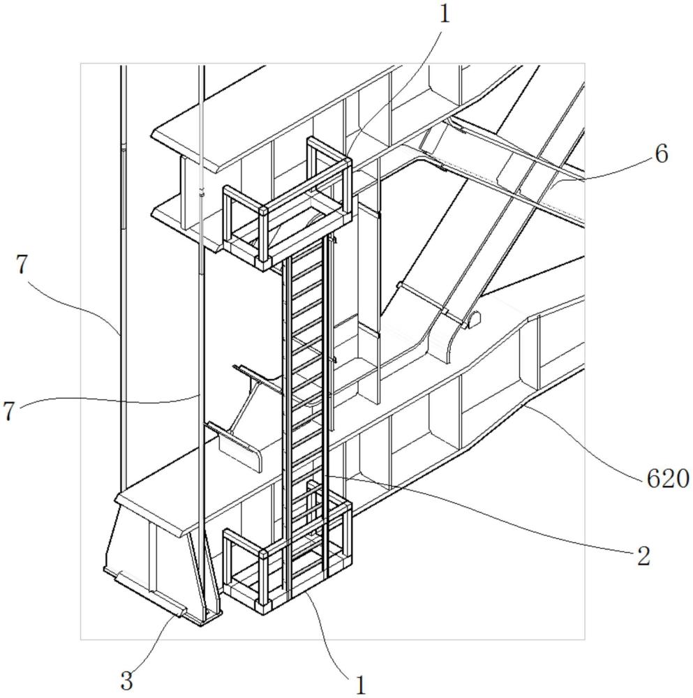 一种用于桁架整体提升合拢安全操作平台装置的制作方法