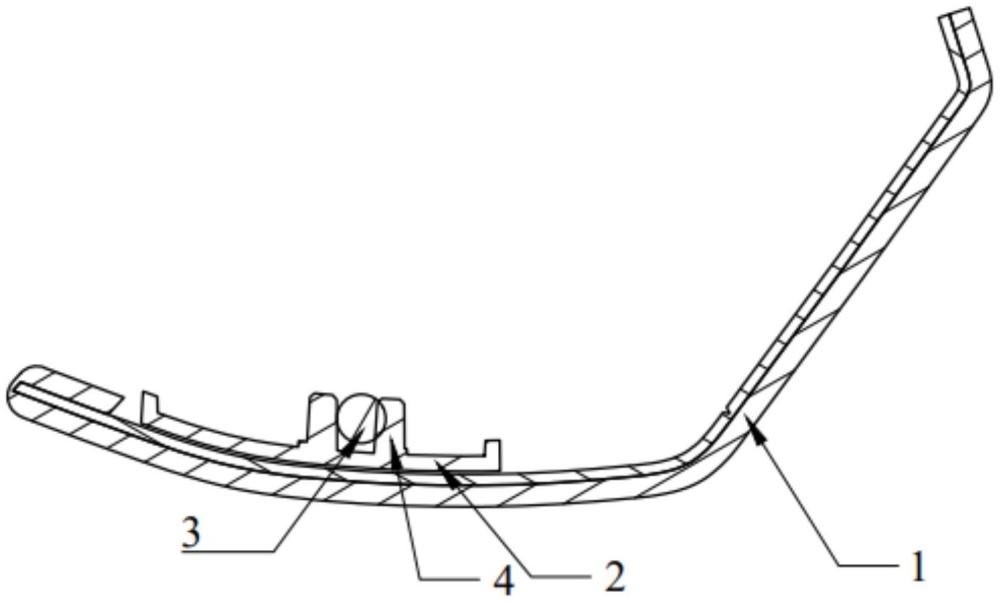 汽车顶蓬线束固定装置的制作方法