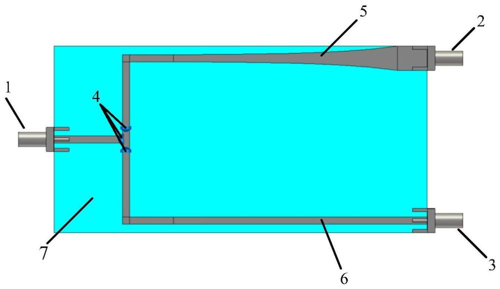一种超宽带高功率微波反相功率合成器的制作方法
