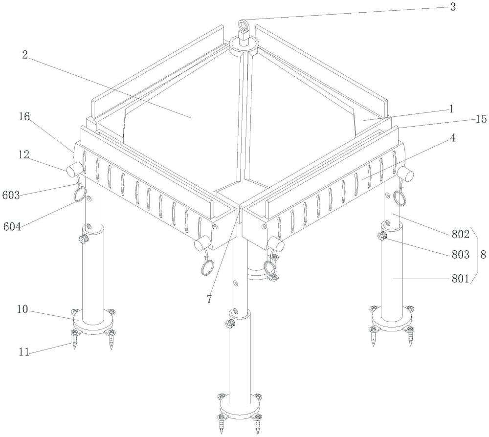 一种建筑施工用安防装置的制作方法