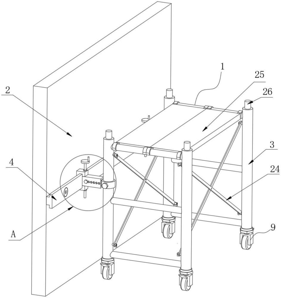 一种建筑工程用建筑爬架的制作方法