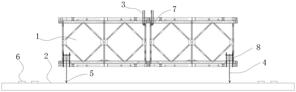 一种桁架式悬索桥预制梁板移运吊架的制作方法