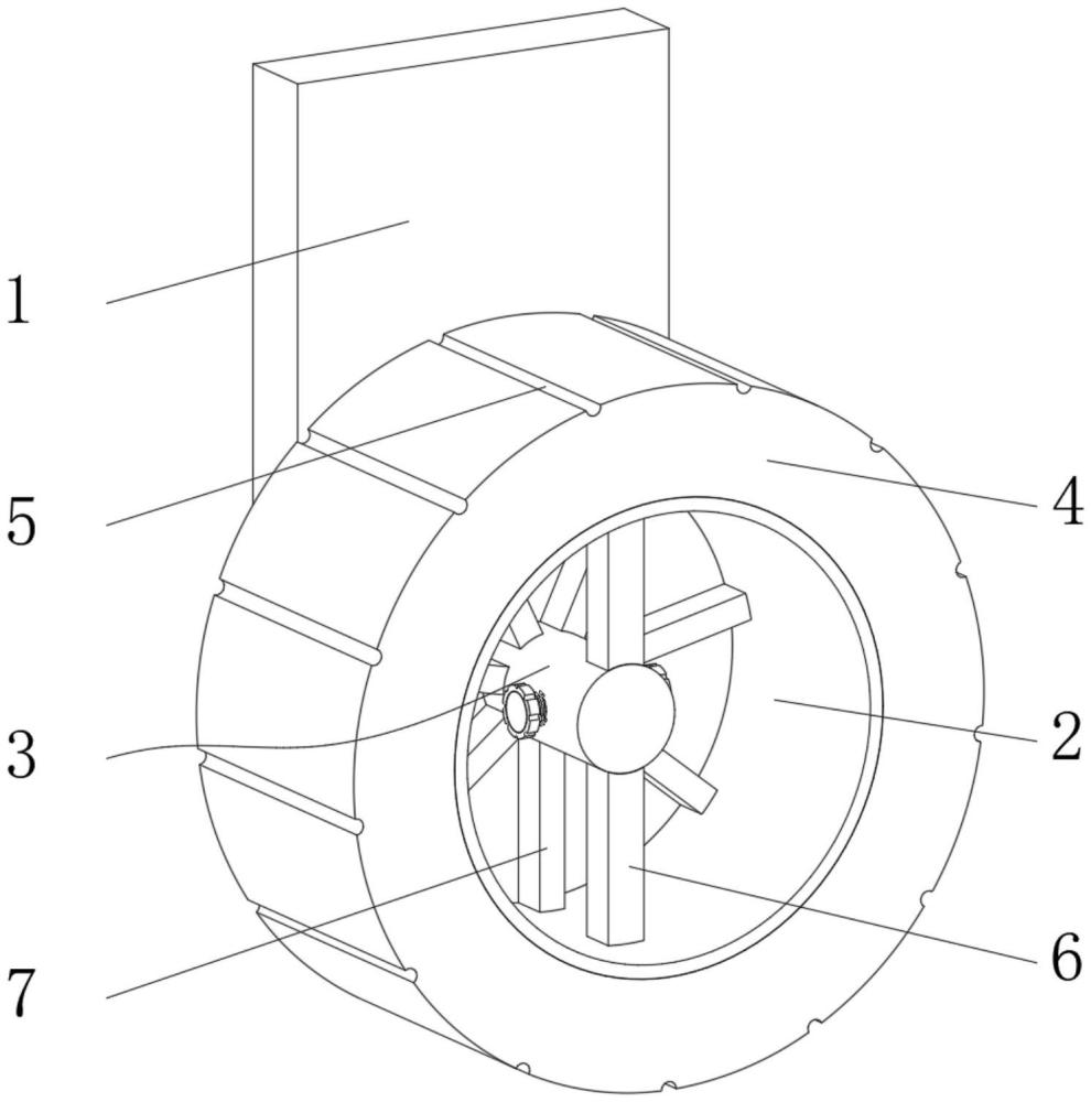 一种具有快拆结构的聚氨酯轮叉车轮子的制作方法