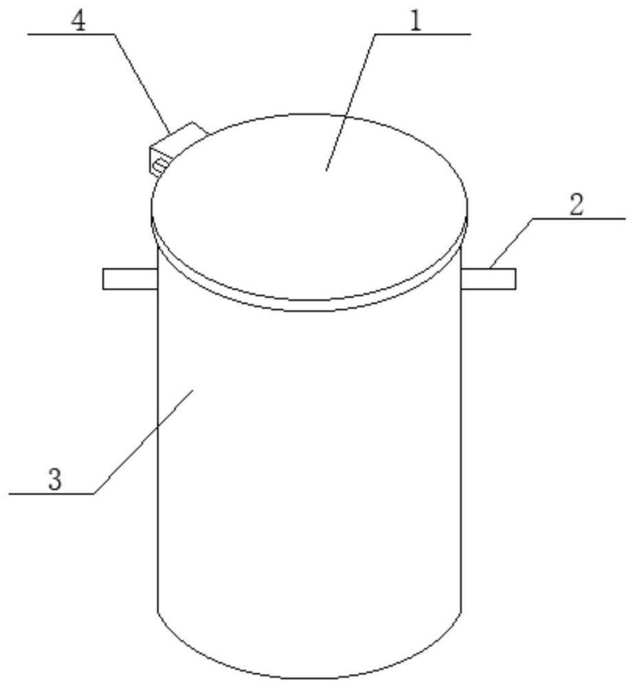 一种耐高温水性涂料的容纳桶的制作方法