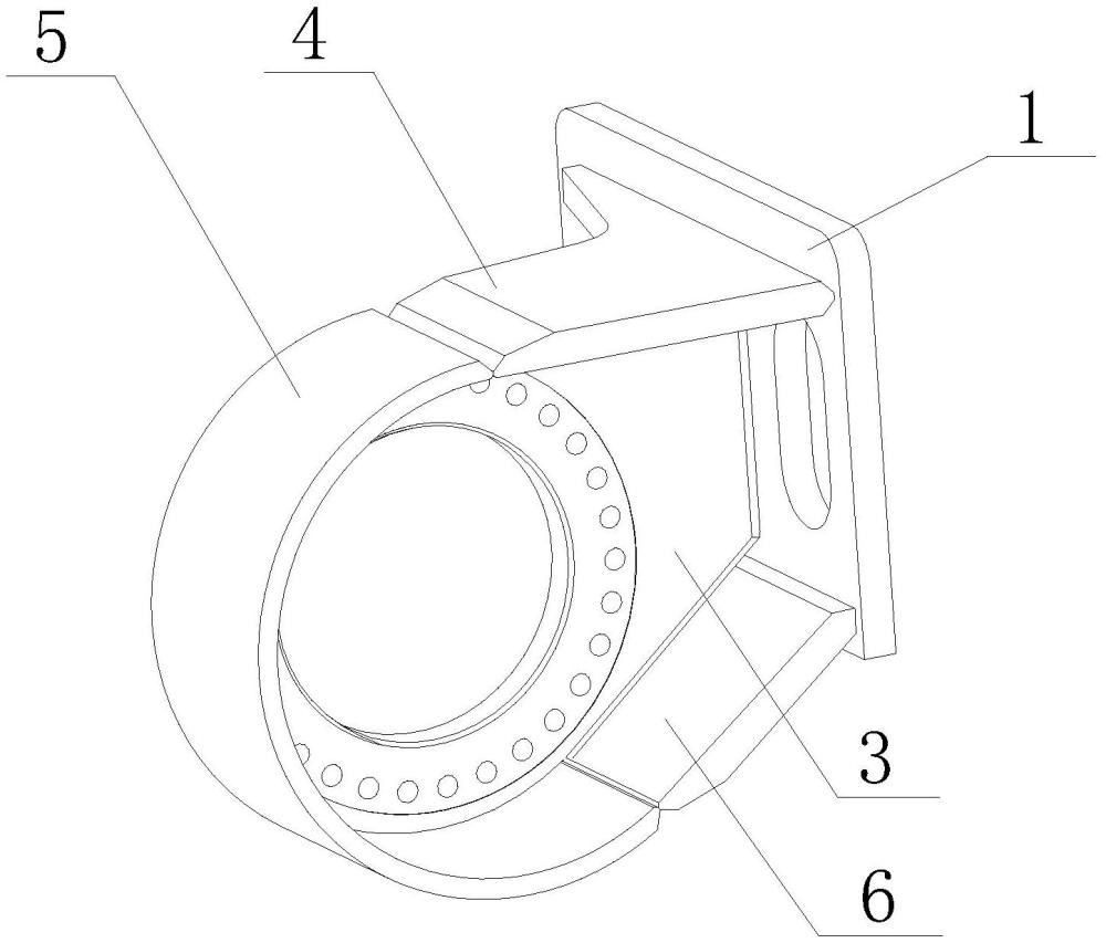 一种新型挖掘机行走马达固定座的制作方法