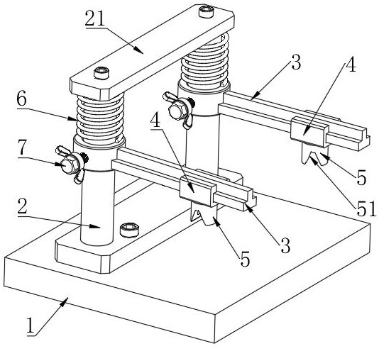 一种电力塔连接板加强筋焊接定位夹具的制作方法