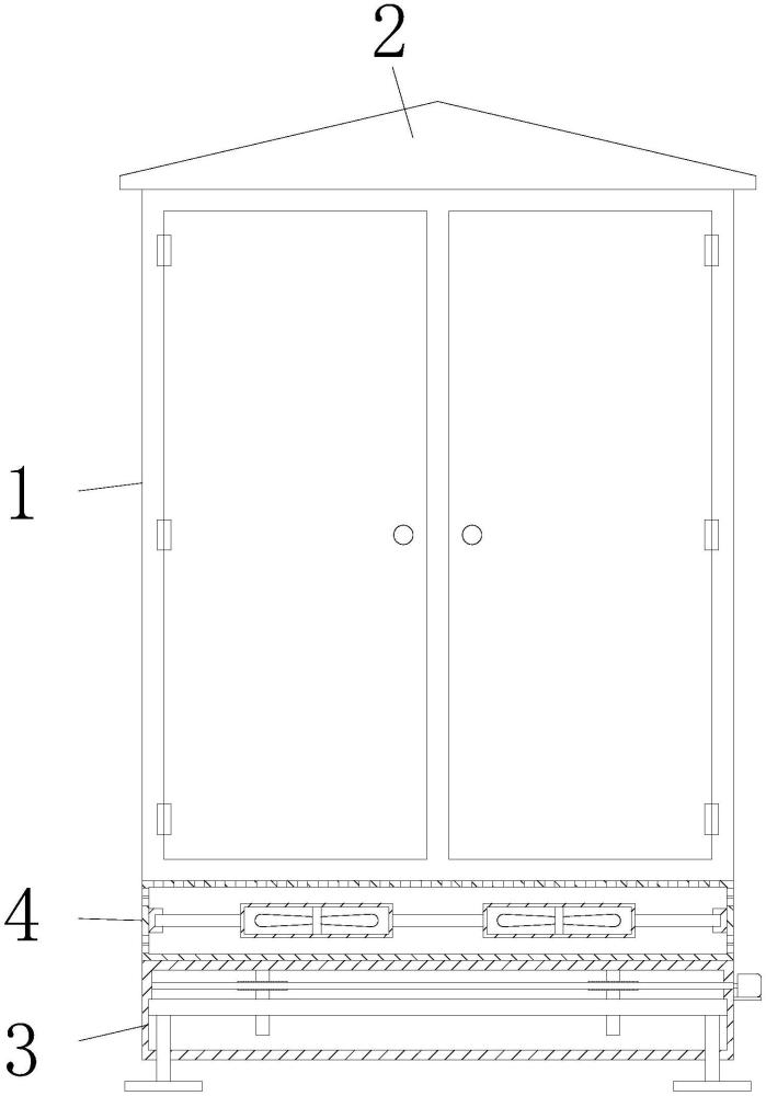 一种具有防水功能的移动基站室外机柜的制作方法