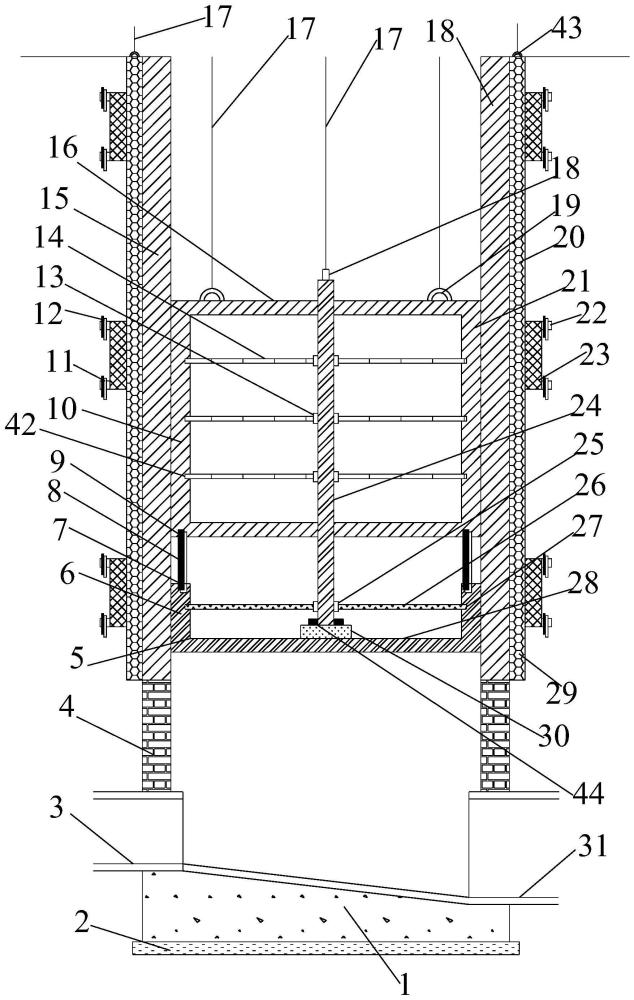 检查井的施工装置的制作方法