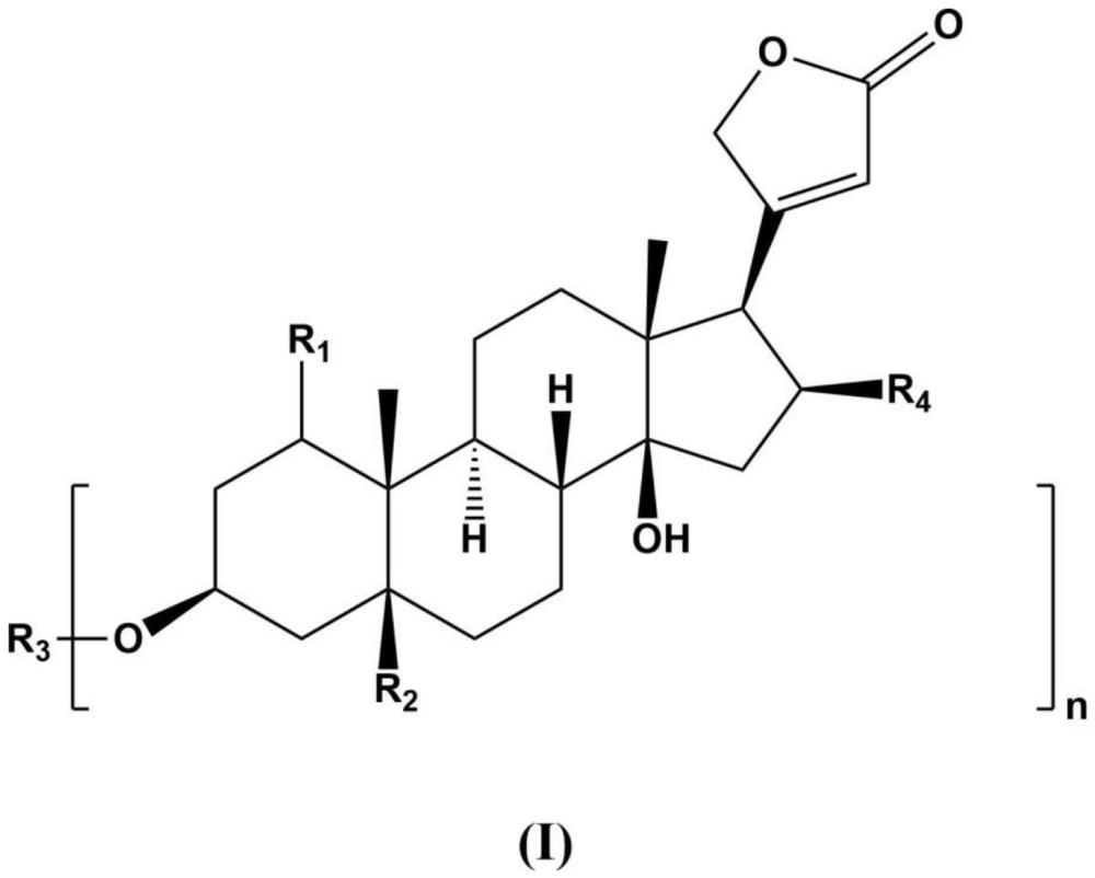多臂聚乙二醇修饰的强心苷类化合物前药及其用途