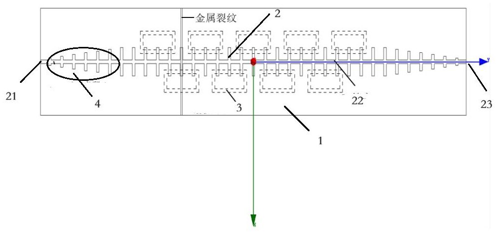 一种金属裂纹检测装置及方法