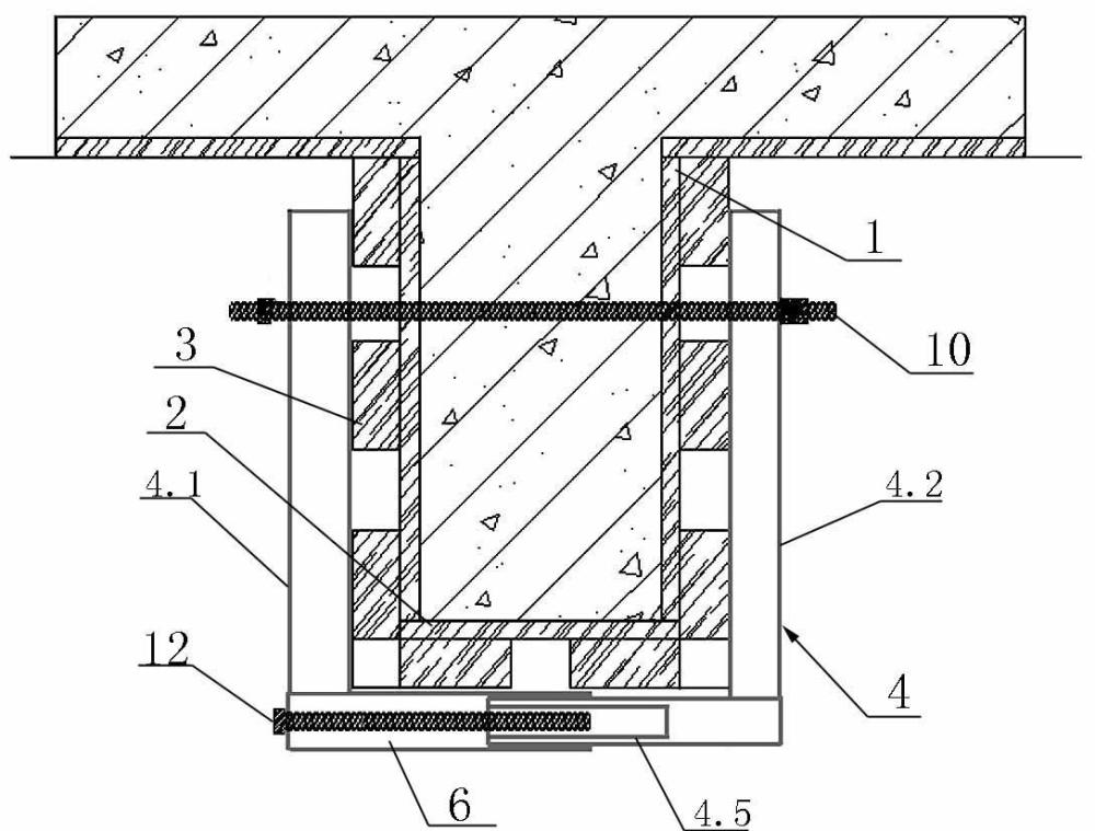 一种组装式可伸缩梁夹模板结构的制作方法