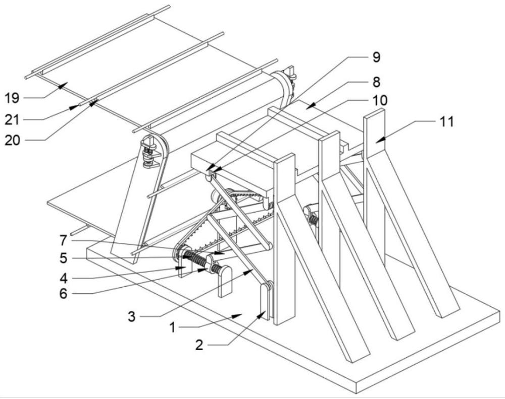 一种建筑模板自动堆板机的制作方法