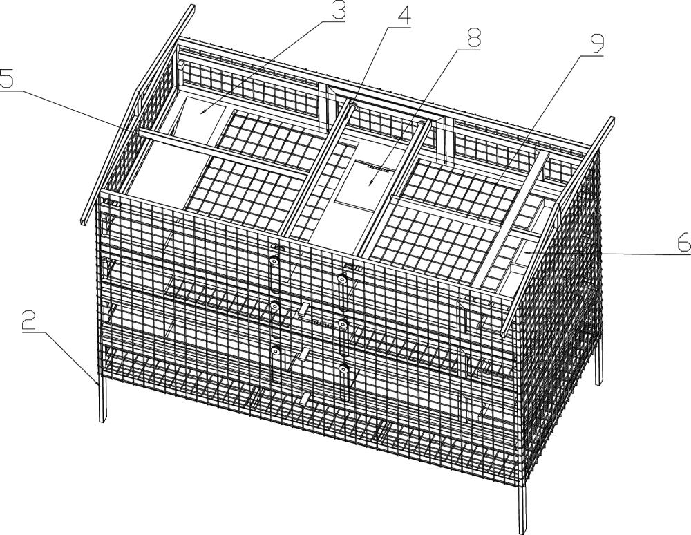 一种多层平养种鸡笼的制作方法