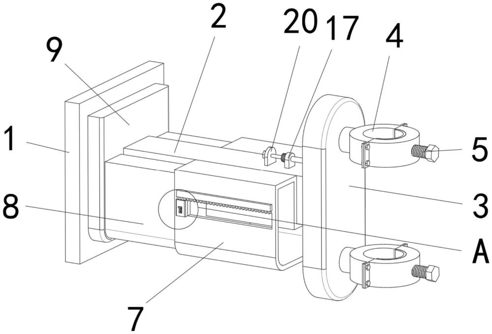 一种具备稳固结构的天线支架的制作方法