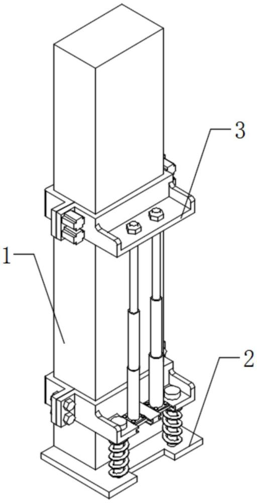 一种电缆井母线槽用固定装置的制作方法