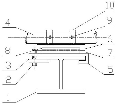 化工生产装置钢梁上使用的装配式管道滑动支架的制作方法
