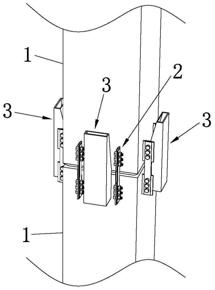 一种箱型斜钢柱安装用对接装置的制作方法