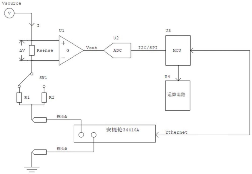 针对检流放大器的电流校准电路的制作方法