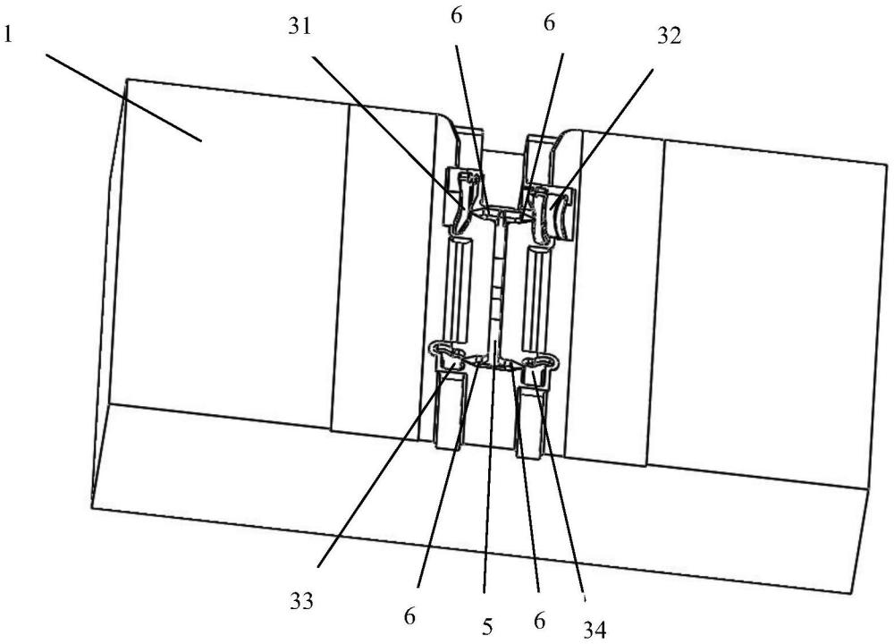 一种易插翼型双拉拉链模具及易插翼型双拉拉链的制作方法