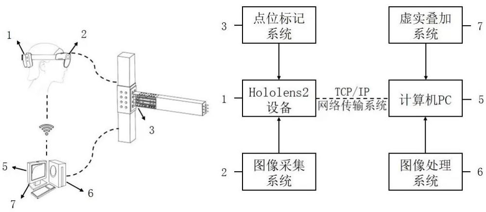 基于混合现实的装配式梁柱构件检测系统及施工控制方法