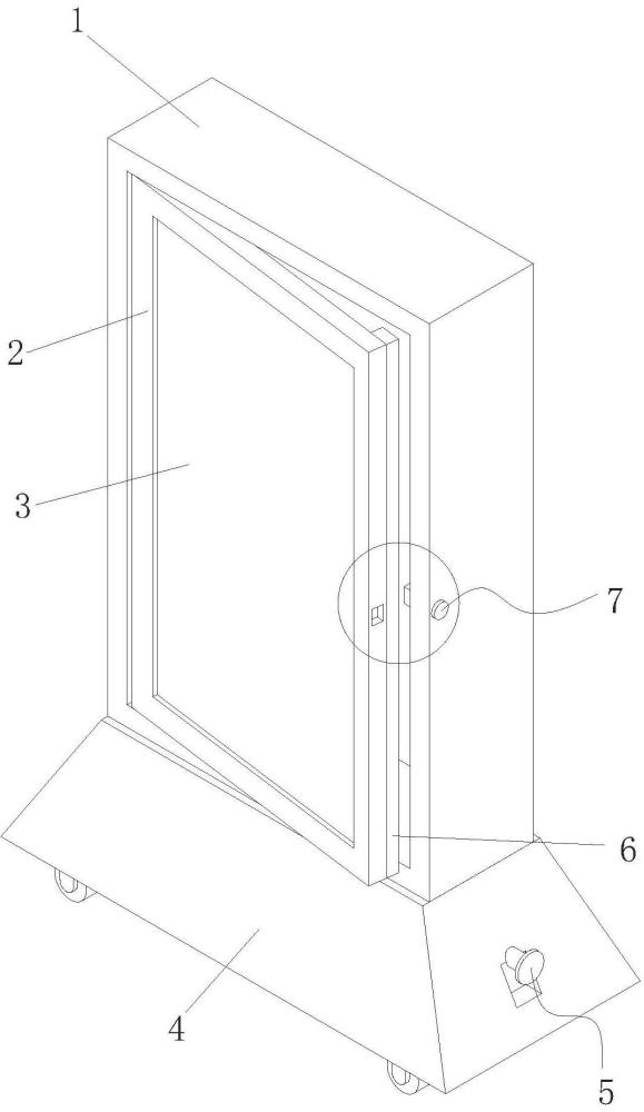 一种立式显示屏广告机的制作方法