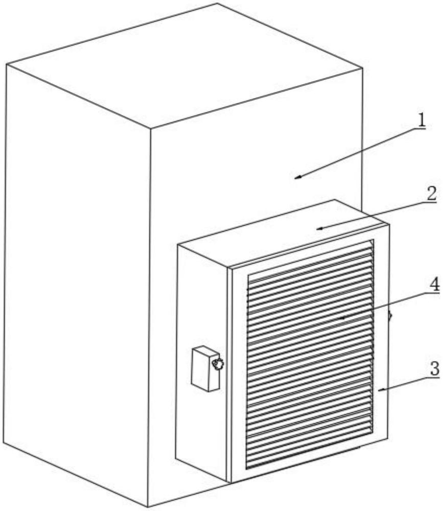 一体式直流高功率充电桩散热窗结构的制作方法