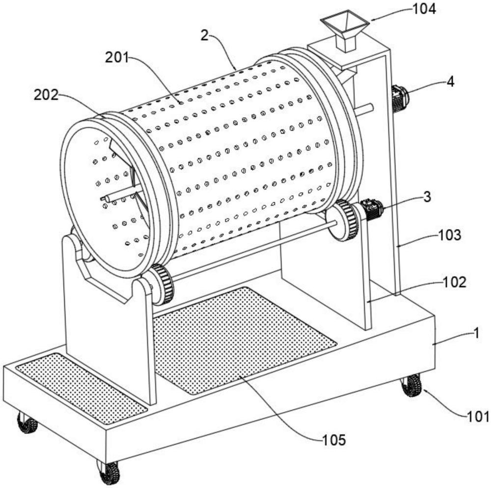 一种滚筒式蚯蚓粪有机肥筛选装置的制作方法