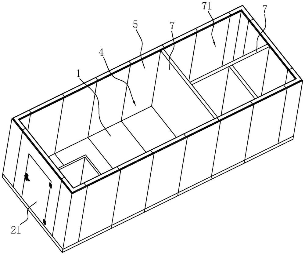 可拼装饲养舱箱体结构的制作方法