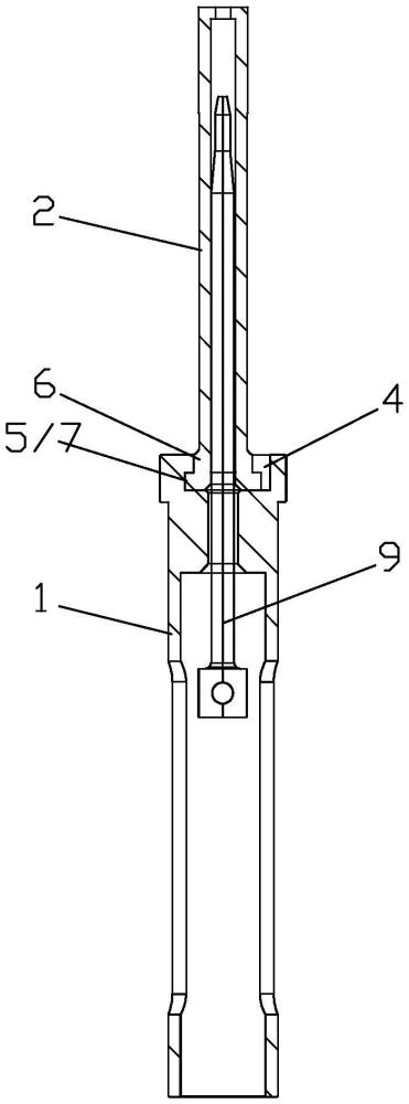 一种偏心连接式击针管以及包括该击针管的吊顶固钉器的制作方法