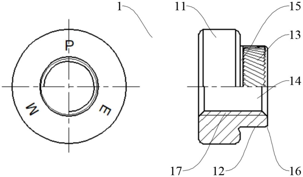 斜花齿圆螺母及其成型装置的制作方法
