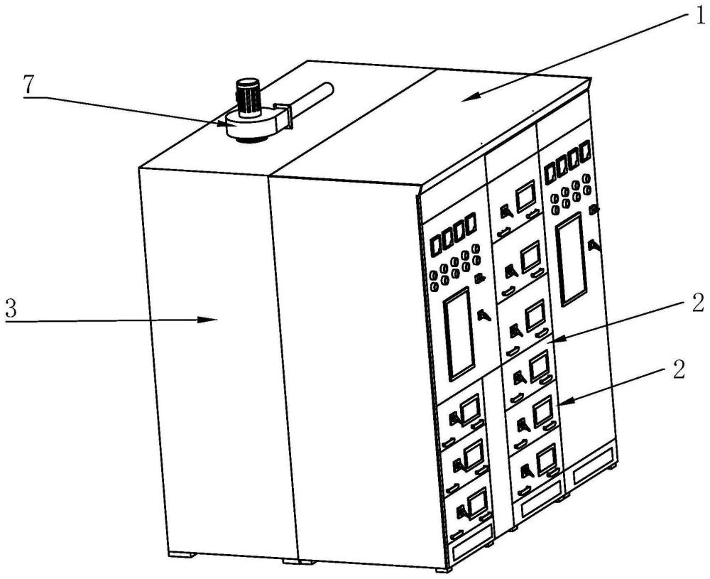 一种抽屉式低压开关柜的散热防火装置的制作方法