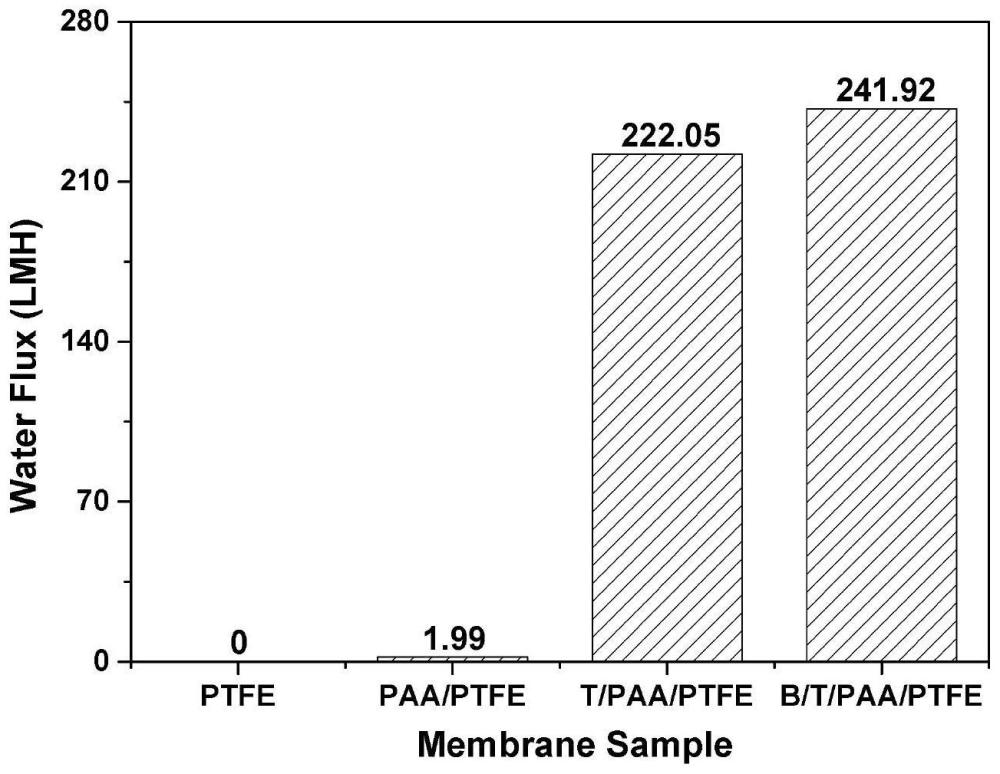 一种BiOBr0.875I0.125/TiO2/PAA/PTFE改性膜的制备方法与应用