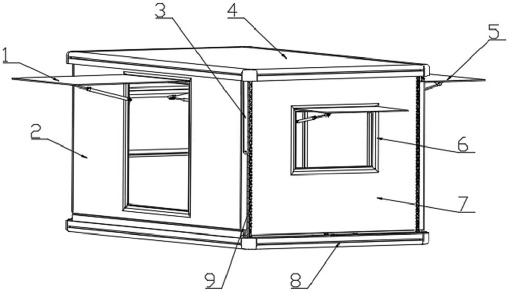 一种旅居折叠小屋的制作方法