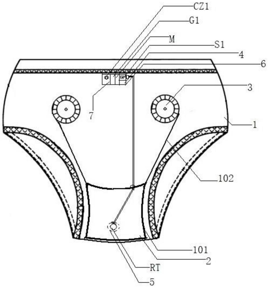 一种可调节承托力的适用静脉曲张内裤的制作方法
