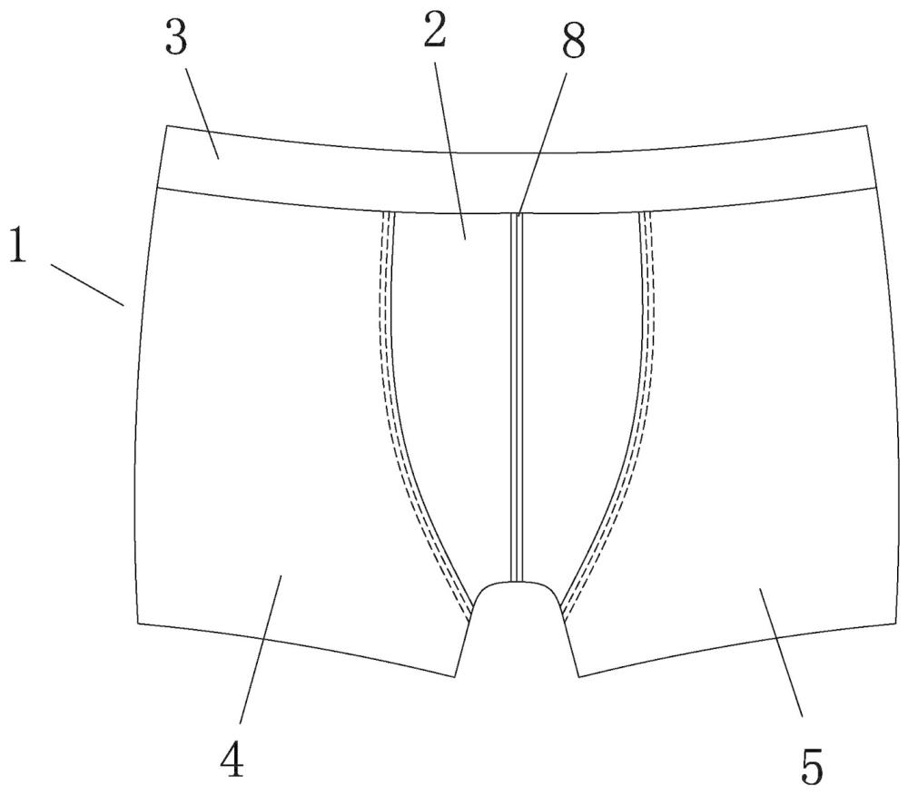 一种新型舒适的男士内裤的制作方法