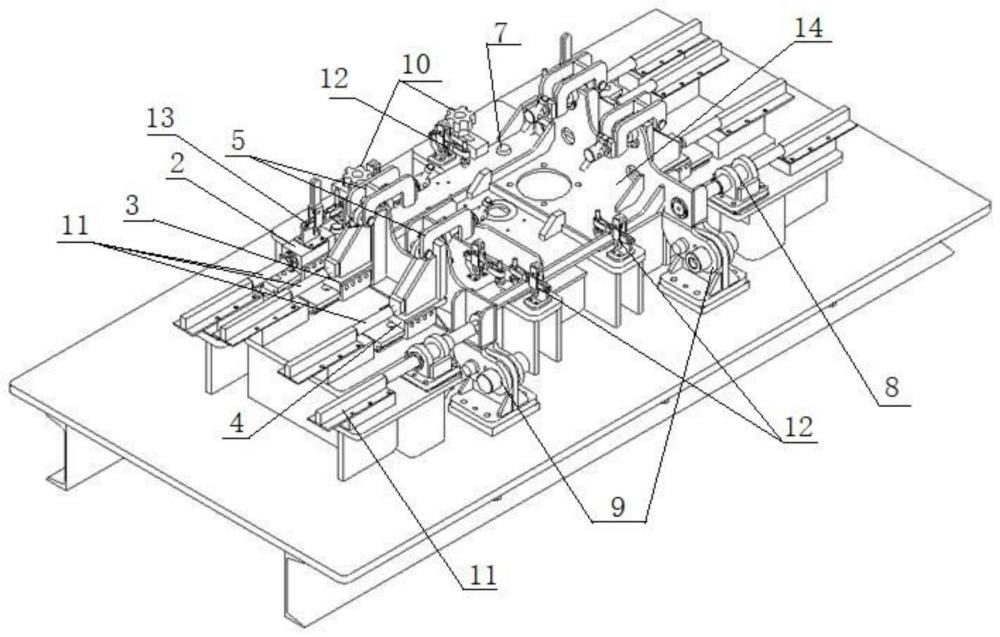 一种货用施工升降机驱动架的焊接工装的制作方法